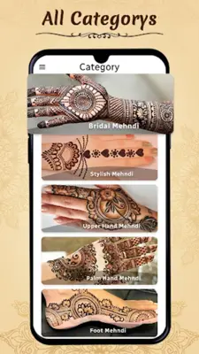 Mehndi Design android App screenshot 3