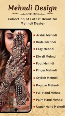 Mehndi Design android App screenshot 4